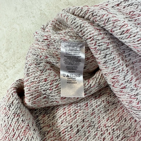 Loft pink marbled Sweater Tied Vest  sleeveless - Picture 7 of 8